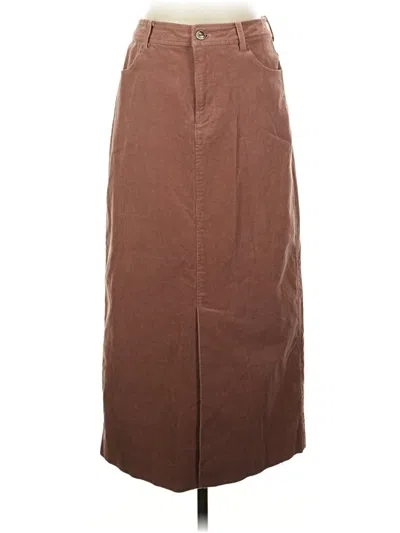 Pre-owned Assorted Brands Casual Skirt In Brown