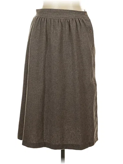 Pre-owned Assorted Brands Casual Skirt In Brown