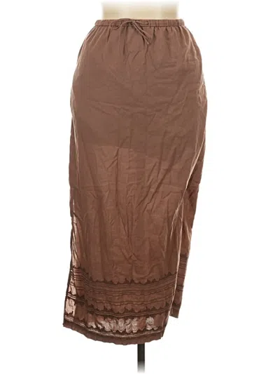 Pre-owned Assorted Brands Casual Skirt In Brown