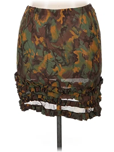Pre-owned Assorted Brands Casual Skirt In Brown