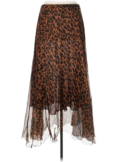 Pre-owned Assorted Brands Casual Skirt In Brown