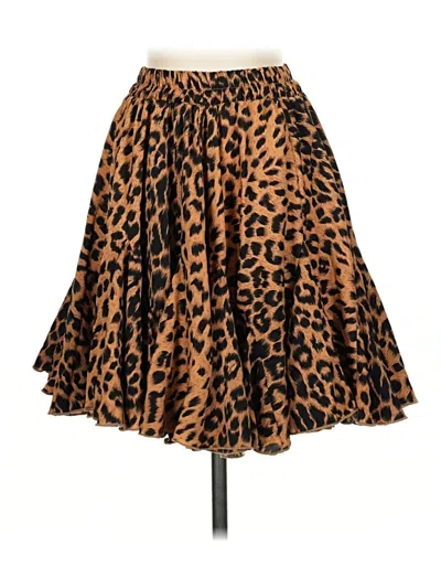 Pre-owned Assorted Brands Casual Skirt In Brown