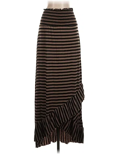 Pre-owned Assorted Brands Casual Skirt In Brown