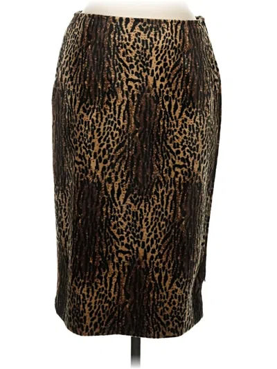 Pre-owned Assorted Brands Casual Skirt In Brown