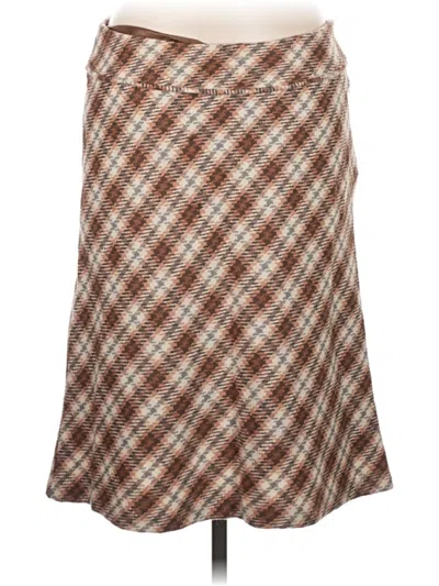 Pre-owned Assorted Brands Casual Skirt In Brown