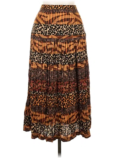 Pre-owned Assorted Brands Casual Skirt In Brown