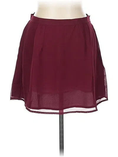 Assorted Brands Casual Skirt In Burgundy