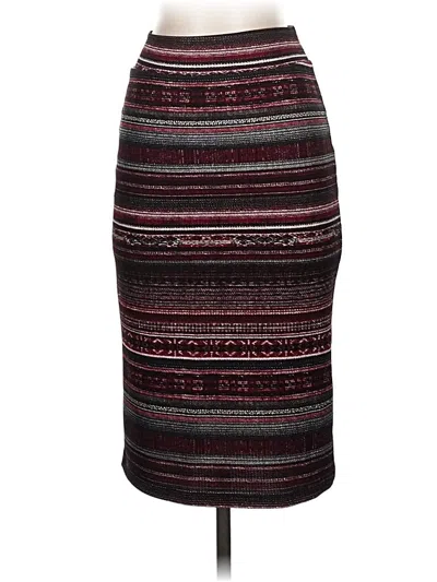 Pre-owned Assorted Brands Casual Skirt In Burgundy