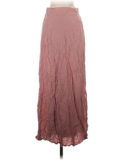 Pre-owned Assorted Brands Casual Skirt In Burgundy