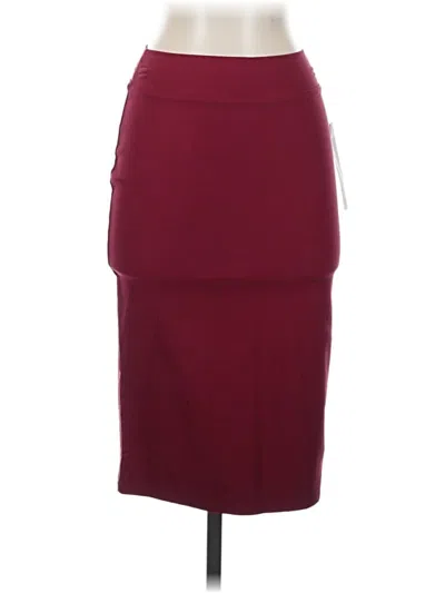 Assorted Brands Casual Skirt In Burgundy