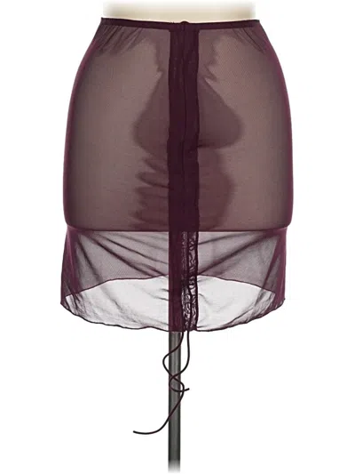 Assorted Brands Casual Skirt In Burgundy