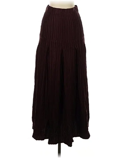 Pre-owned Assorted Brands Casual Skirt In Burgundy