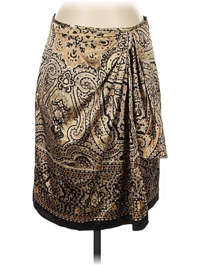 Pre-owned Assorted Brands Casual Skirt In Gold