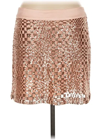 Pre-owned Assorted Brands Casual Skirt In Gold