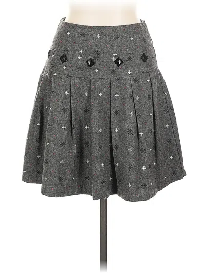 Pre-owned Assorted Brands Casual Skirt In Gray
