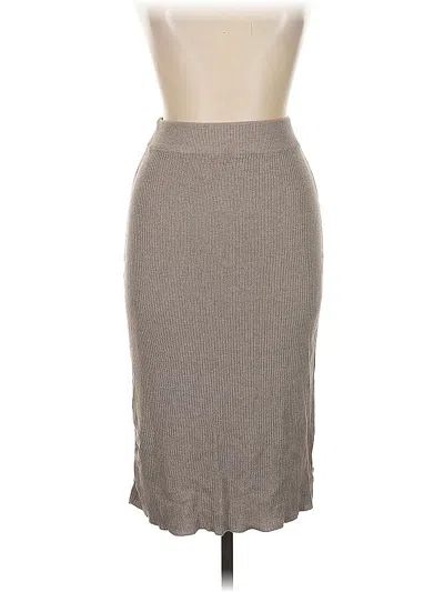 Pre-owned Assorted Brands Casual Skirt In Gray