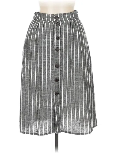 Pre-owned Assorted Brands Casual Skirt In Gray
