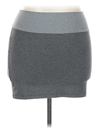 Pre-owned Assorted Brands Casual Skirt In Gray