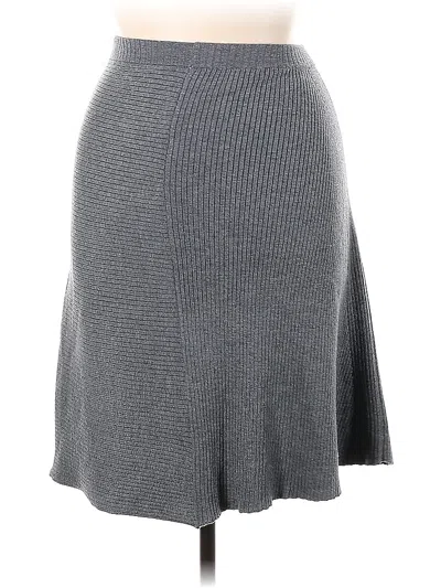 Pre-owned Assorted Brands Casual Skirt In Gray