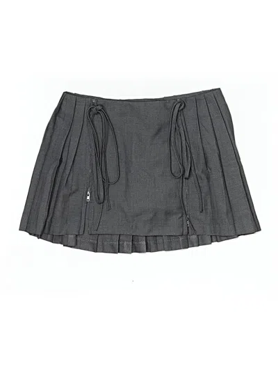 Pre-owned Assorted Brands Casual Skirt In Gray