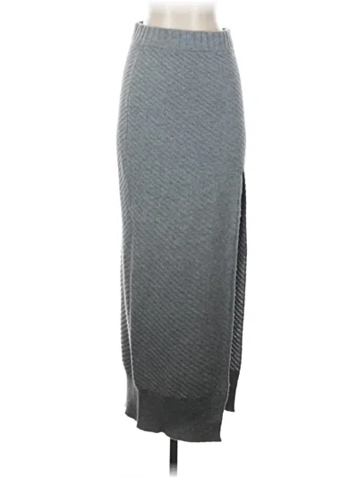 Pre-owned Assorted Brands Casual Skirt In Gray
