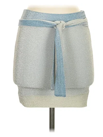 Pre-owned Assorted Brands Casual Skirt In Gray