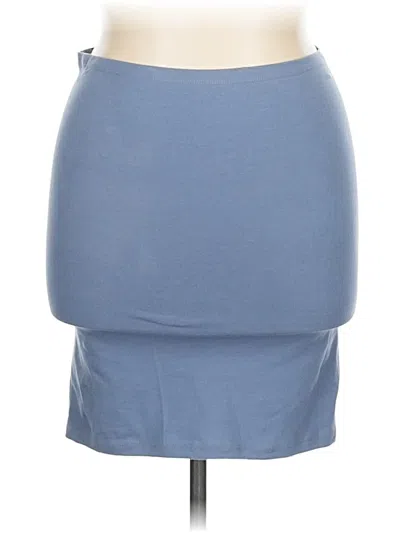 Pre-owned Assorted Brands Casual Skirt In Gray