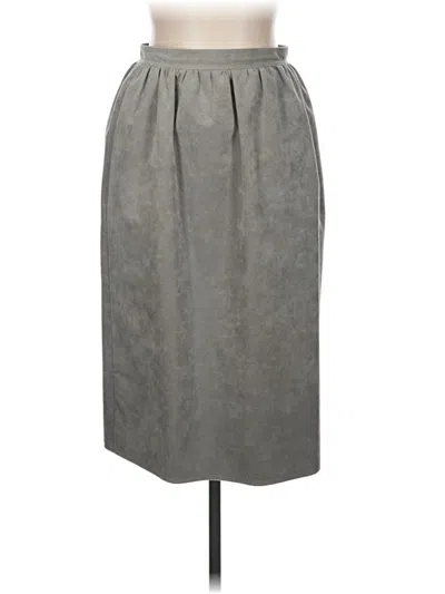 Pre-owned Assorted Brands Casual Skirt In Gray