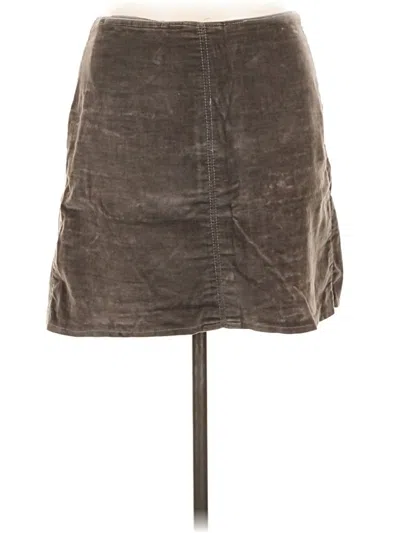 Pre-owned Assorted Brands Casual Skirt In Gray