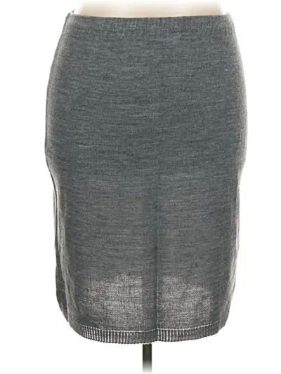 Pre-owned Assorted Brands Casual Skirt In Gray