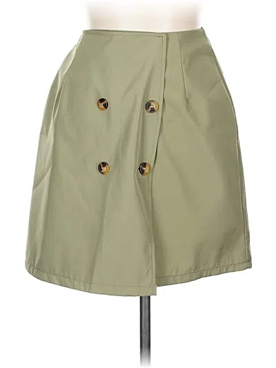 Pre-owned Assorted Brands Casual Skirt In Green