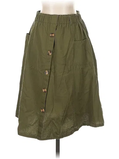 Pre-owned Assorted Brands Casual Skirt In Green