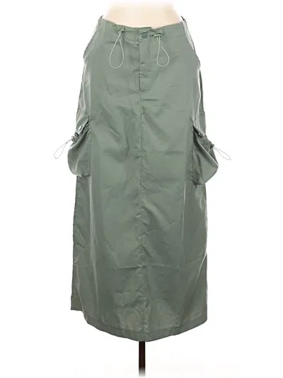 Assorted Brands Casual Skirt In Green