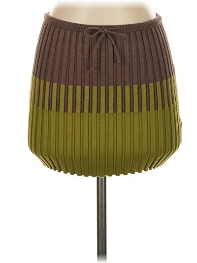 Pre-owned Assorted Brands Casual Skirt In Green