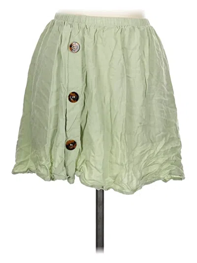 Pre-owned Assorted Brands Casual Skirt In Green