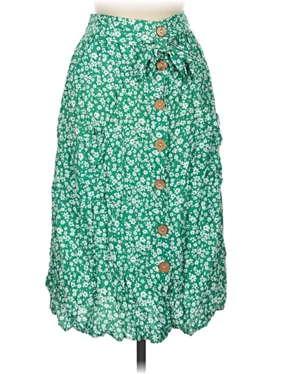 Pre-owned Assorted Brands Casual Skirt In Green