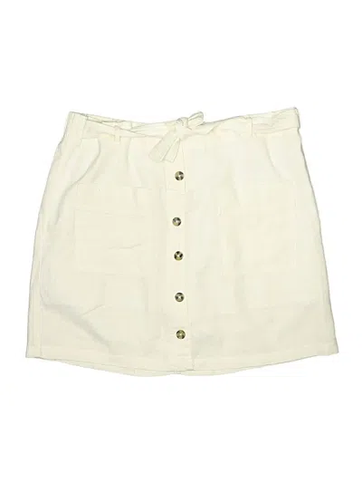 Pre-owned Assorted Brands Casual Skirt In Ivory