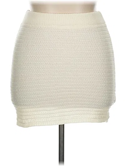 Pre-owned Assorted Brands Casual Skirt In Ivory