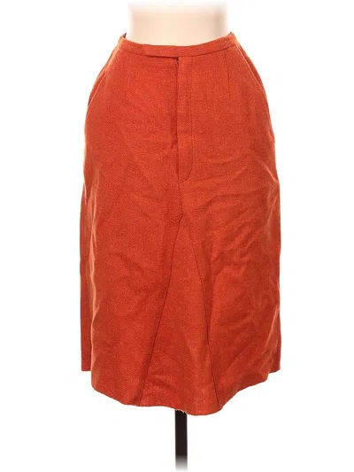 Pre-owned Assorted Brands Casual Skirt In Orange
