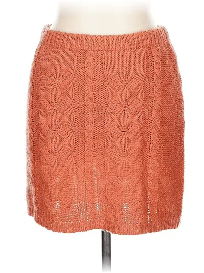 Pre-owned Assorted Brands Casual Skirt In Orange