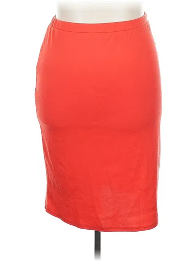 Pre-owned Assorted Brands Casual Skirt In Orange