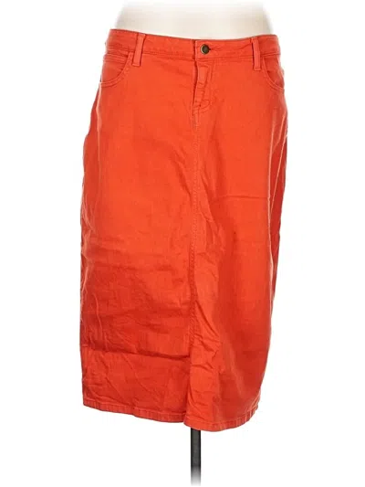Pre-owned Assorted Brands Casual Skirt In Orange