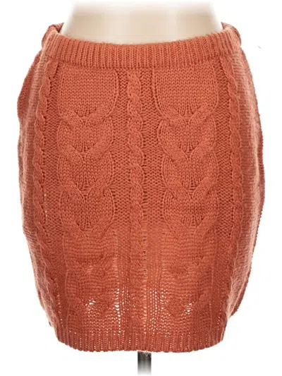 Pre-owned Assorted Brands Casual Skirt In Orange