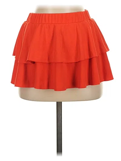 Pre-owned Assorted Brands Casual Skirt In Orange