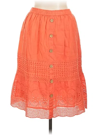 Pre-owned Assorted Brands Casual Skirt In Orange