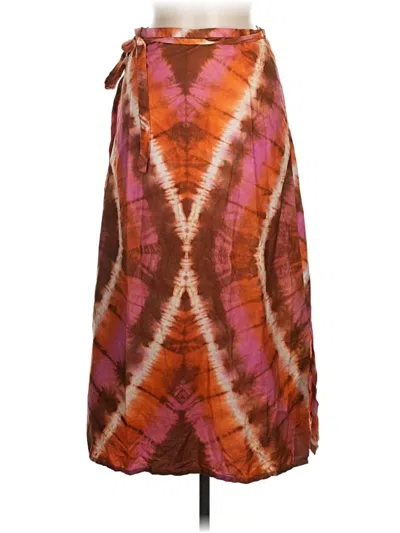 Pre-owned Assorted Brands Casual Skirt In Orange