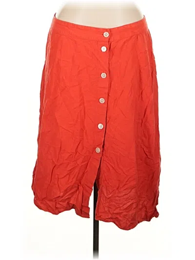 Pre-owned Assorted Brands Casual Skirt In Orange