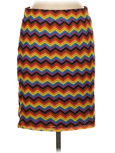 Pre-owned Assorted Brands Casual Skirt In Orange