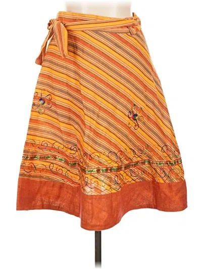 Pre-owned Assorted Brands Casual Skirt In Orange