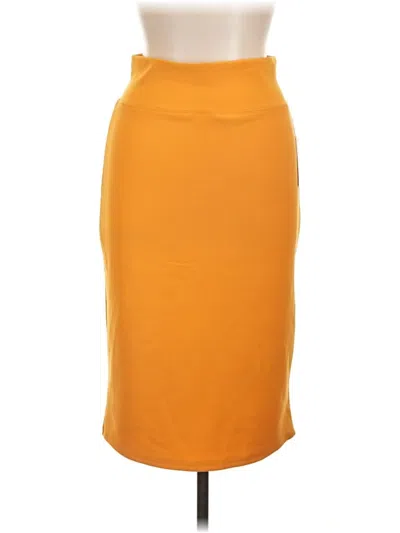 Assorted Brands Casual Skirt In Orange